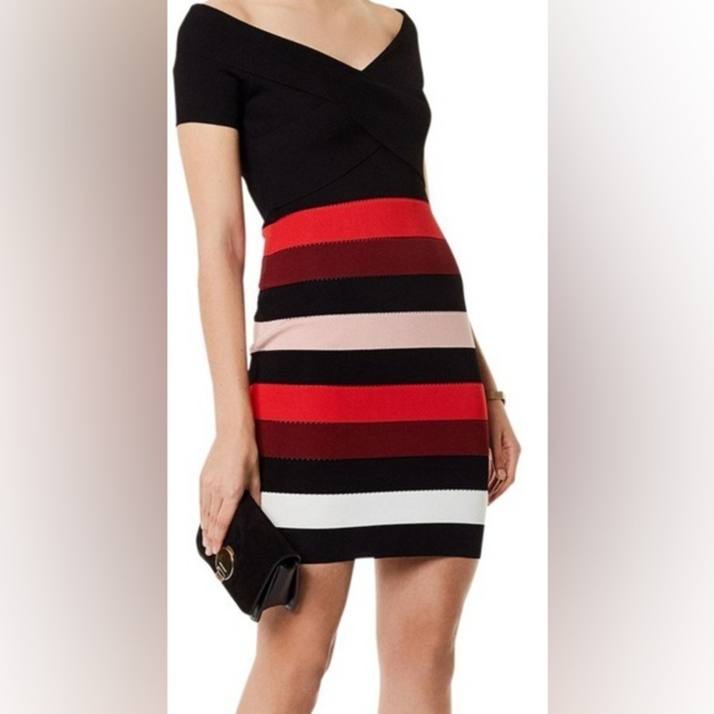 Karen Millen Colorblock dress Size S